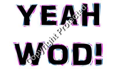YEAH WOD Black